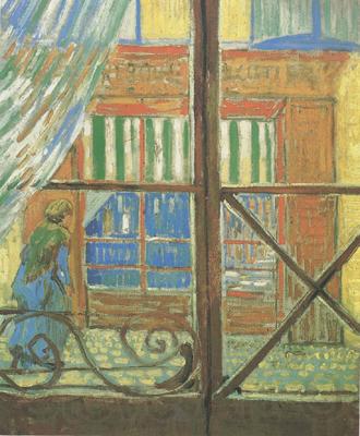 Vincent Van Gogh A Pork-Butcher's Shop Seen from a Window (nn04) Norge oil painting art